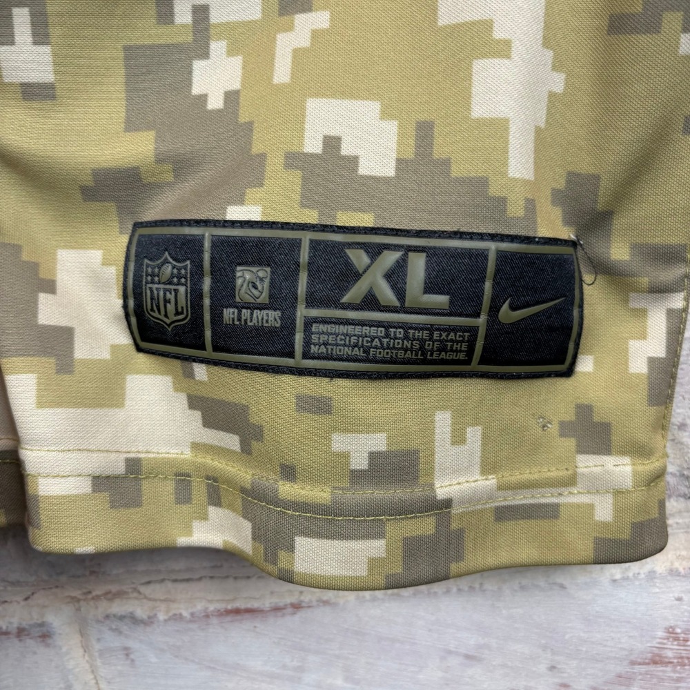 Nike Oakland Raiders Derek Carr #4 Salute To Service Jersey XL Camo NFL - Picture 6 of 9